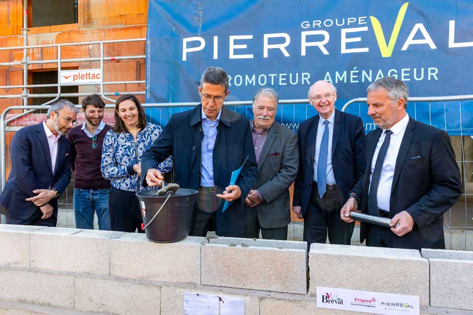 Pose de la première pierre d'un nouveau programme à Breval