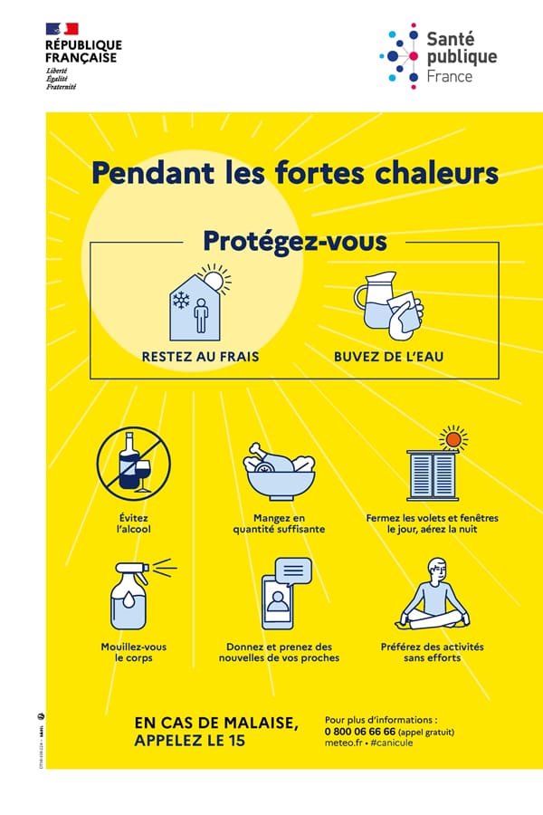 Les gestion canicule forte chaleur